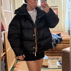 Authentic Acne Studios Black Puffer Jacket, Size M/L